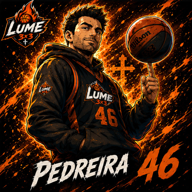 Pedreira, jugador de Lume 3x3 — dorsal 46