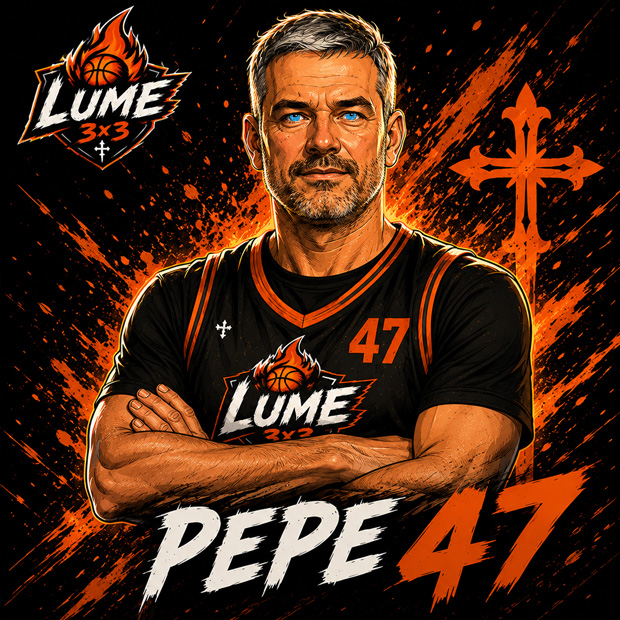 Pepe, jugador de Lume 3x3 — dorsal 47