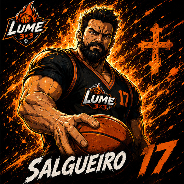 Salgueiro, jugador de Lume 3x3 — dorsal 17